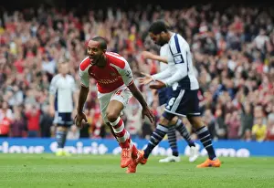 Arsenal V West Bromwich Albion 2014/15 Prints: Theo Walcott's Double: Arsenal Secures Dramatic Victory Over West Bromwich Albion (2014/15)