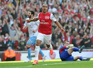 Arsenal V Aston Villa - 2011-12 Prints: Theo Walcott's Double: Arsenal's 3-0 Victory Over Aston Villa in the Premier League