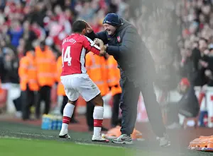 Arsenal V Burnley 2009-10 Prints: Theo Walcott's Double: Arsenal's Thrilling 3-1 Victory over Burnley (Barclays Premier League)