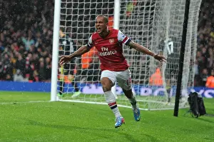 Arsenal V Wigan Athletic 2012-13 Prints: Theo Walcott's Double: Arsenal's Thrilling Victory over Wigan Athletic (2012-13)