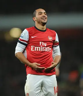 Arsenal V Cardiff City 2013-14 Prints: Theo Walcott's Double: Arsenal's Triumph over Cardiff City (2013-14)