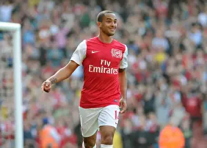 Arsenal V Aston Villa - 2011-12 Prints: Theo Walcott's Double: Arsenal's Triumphant 3-0 Victory Over Aston Villa in the Premier League