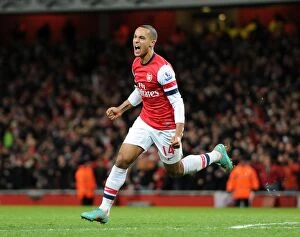 Arsenal v Newcastle United 2012-13 Collection: Theo Walcott's Double Strike: Arsenal vs Newcastle United, Premier League 2012-13