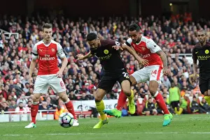 Arsenal V Manchester City 2016-17 Prints: Theo Walcott's Dramatic Goal: Arsenal's Thrilling Victory Over Manchester City