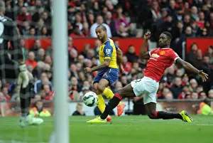 Manchester United V Arsenal 2014-15 Prints: Theo Walcott's Dramatic Goal Past Tyler Blackett: Manchester United vs Arsenal Rivalry (2015)