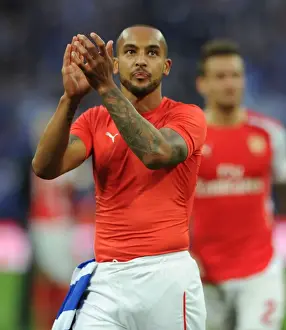 Reading V Arsenal FA Cup Semi Final 2014/15 Prints: Theo Walcott's Emotional FA Cup Semi-Final Victory Celebration with Arsenal Fans