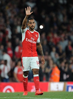 Arsenal V Chelsea 2016-17 Prints: Theo Walcott's Emotional Reaction: Arsenal vs. Chelsea, Premier League 2016-17