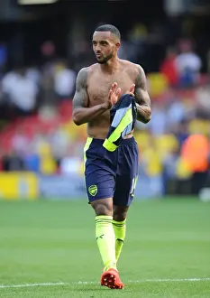 Watford V Arsenal 2016-17 Prints: Theo Walcott's Emotional Reaction: Arsenal's Premier League Loss at Watford (2016-17)