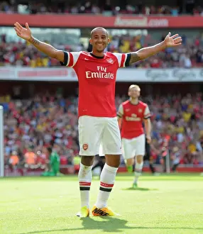 Theo Walcott's Euphoric Goal Celebration: Arsenal vs. Galatasaray, Emirates Cup 2013