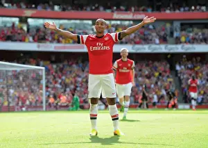Theo Walcott's Euphoric Goal Celebration: Arsenal vs. Galatasaray, Emirates Cup 2013