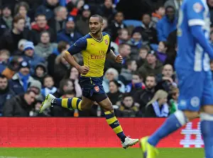 Brighton And Hove Albion V Arsenal - FA Cup 2014/15 Prints: Theo Walcott's FA Cup Goal: Arsenal's Victory Over Brighton & Hove Albion
