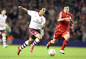 Liverpool V Arsenal - Champions League 2007-08 Prints: Theo Walcott's Game-Changing Moment