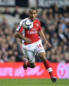 Tottenham Hotspur V Arsenal 2009-10 Prints: Theo Walcott's Goal in a 2:1 Defeat: Arsenal vs
