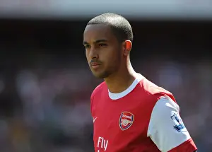 Arsenal V Manchester United 2010-2011 Prints: Theo Walcott's Goal: Arsenal 1 - Manchester United 0, Barclays Premier League (2011)