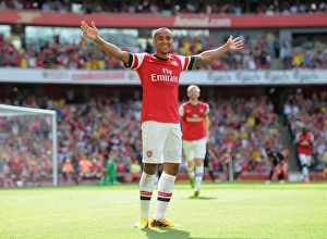 Theo Walcott's Goal Celebration: Arsenal vs. Galatasaray, Emirates Cup 2013