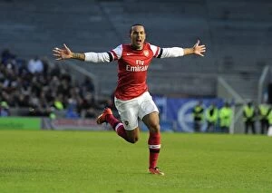 Brighton & Hove Albion v Arsenal FA Cup 2012-13 Collection: Theo Walcott's Hat-Trick: Arsenal Cruise Past Brighton in FA Cup