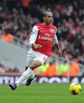Images Dated 4th February 2012: Theo Walcott's Hat-Trick: Arsenal Crushes Blackburn Rovers 7-1 in Premier League