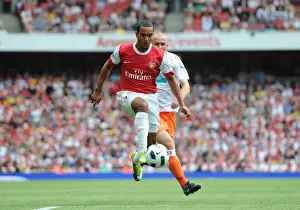 Arsenal V Blackpool 2010-11 Prints: Theo Walcott's Hat-Trick: Arsenal Crushes Blackpool 6-0