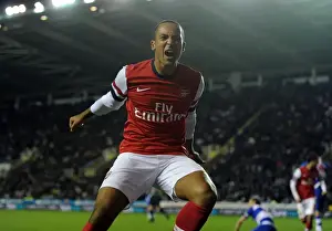 Reading V Arsenal - Capital One Cup 2012-13 Prints: Theo Walcott's Hat-Trick: Arsenal Crushes Reading in Capital One Cup