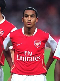Arsenal v Sparta Prague 2007-08 Collection: Theo Walcott's Hat-Trick: Arsenal's 3-0 Crushing Victory Over Sparta Prague in the Champions League
