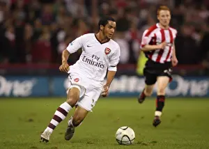 Sheffield United V Arsenal 2007-08 Prints: Theo Walcott's Hat-Trick: Arsenal's 3-0 Victory Over Sheffield United in Carling Cup