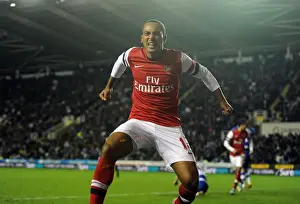 Reading V Arsenal - Capital One Cup 2012-13 Prints: Theo Walcott's Hat-Trick: Arsenal's Commanding 6-1 Victory over Reading in Capital One Cup