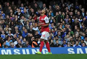 Chelsea V Arsenal 2011-12 Prints: Theo Walcott's Hat-Trick: Arsenal's Dominant 5-3 Victory over Chelsea in the Premier League (2011-12)