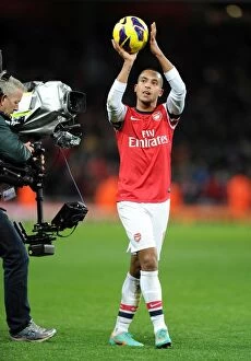 Arsenal v Newcastle United 2012-13 Collection: Theo Walcott's Hat-trick Triumph: Arsenal vs Newcastle United (2012-13)