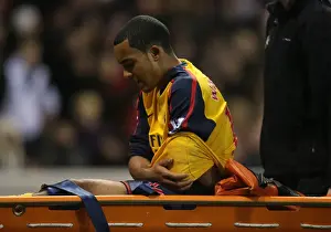 Stoke City V Arsenal 2008-09 Prints: Theo Walcott's Heartbreaking Injury: Arsenal's Victory Over Stoke City (2-1), 2008