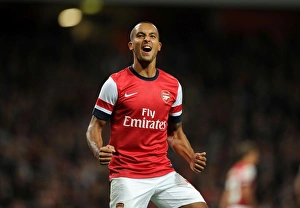 Arsenal V Coventry City - Capital One Cup 2012-13 Prints: Theo Walcott's Historic Debut Goal: Arsenal vs. Coventry City, Capital One Cup 2012-13