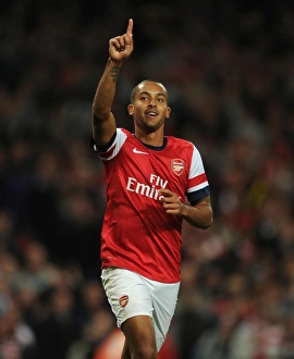 Arsenal V Coventry City - Capital One Cup 2012-13 Prints: Theo Walcott's Historic Debut Goal: Arsenal vs. Coventry City, Capital One Cup 2012-13