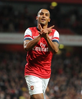 Arsenal V Coventry City - Capital One Cup 2012-13 Prints: Theo Walcott's Historic Debut Goal: Arsenal vs. Coventry City, Capital One Cup 2012-13
