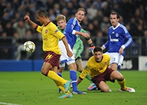 Theo Walcott's Historic Past: Arsenal's Triumph over Schalke 04 - Walcott Scores Stunning Goal Past Benedikt Howedes
