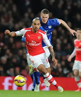 Theo Walcott's Lightning Sprint Past Robert Huth: Arsenal vs Leicester City, Premier League 2014-15