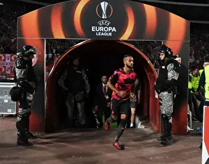 Red Star Belgrade V Arsenal 2017-18 Prints: Theo Walcott's Rajko Mitic Stadium Walkout: Arsenal FC vs Crvena Zvezda