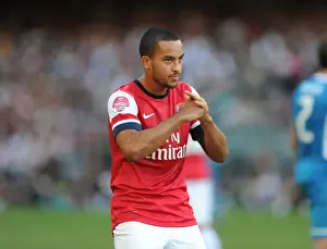 Kitchee V Arsenal 2012-13 Prints: Theo Walcott's Respectful Chinese Goal Celebration: Arsenal's First in Kitchee FC Friendly