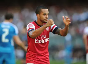 Kitchee V Arsenal 2012-13 Prints: Theo Walcott's Respectful Chinese Goal Celebration: Arsenal's First in Kitchee FC Friendly