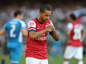 Kitchee V Arsenal 2012-13 Prints: Theo Walcott's Respectful Chinese Goal Celebration: Arsenal's First in Kitchee FC Friendly