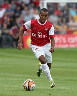 Images Dated 17th July 2010: Theo Walcott's Shining Performance: Arsenal's 4-0 Pre-Season Victory Over Barnet