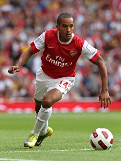 Arsenal V AC Milan 2010-11 Prints: Theo Walcott's Stalemate: Arsenal vs AC Milan, Emirates Cup Pre-Season 2010