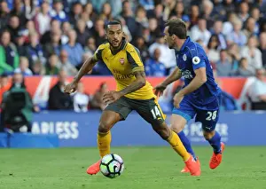 Leicester City V Arsenal 2016-17 Prints: Theo Walcott's Stalemate: Arsenal vs Leicester City, 0-0 Premier League 2016-17