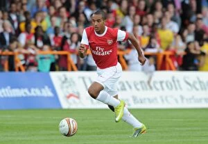 Images Dated 17th July 2010: Theo Walcott's Star Performance: Arsenal Dominates Barnet 4-0 in Pre-Season Friendly