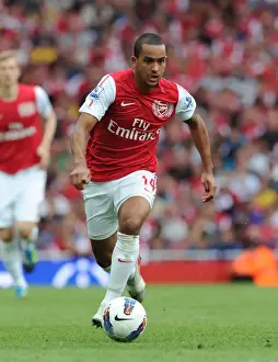 Arsenal V Swansea City 2011-12 Prints: Theo Walcott's Strike: Arsenal's Winning Goal Against Swansea City