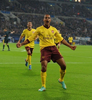 Schalke 04 V Arsenal 2012-13 Prints: Theo Walcott's Stunner: Arsenal's First Goal vs