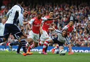 Arsenal V West Bromwich Albion 2014/15 Prints: Theo Walcott's Stunner: Arsenal's Second Goal vs. West Bromwich Albion (2014/15)