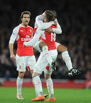 Theo Walcott's Stunner: Arsenal's Thrilling First Goal vs. Manchester City (2015-16)