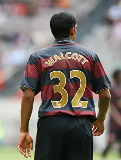 Arsenal V Lazio 2007-8 Prints: Theo Walcott's Stunner: Arsenal's Winning Goal Against Lazio at Amsterdam ArenA (2007)