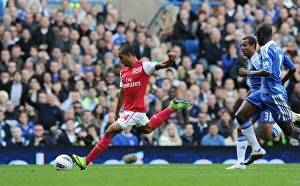 Chelsea V Arsenal 2011-12 Prints: Theo Walcott's Stunner: Chelsea vs. Arsenal, Premier League 2011-12
