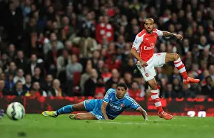 Arsenal V Sunderland 2014-15 Prints: Theo Walcott's Stunning Goal: Arsenal's Victory Against Sunderland