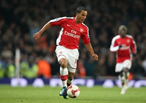 Arsenal V Tottenham 2008-09 Prints: Theo Walcott's Thrilling 4:4 Showdown: Arsenal vs